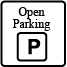 Open parking icon